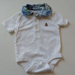3/$10 BabyGap Onesie with Plaid Collar